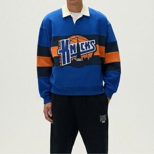 Kith for New York Knicks Nelson Collared Pullover Rugby